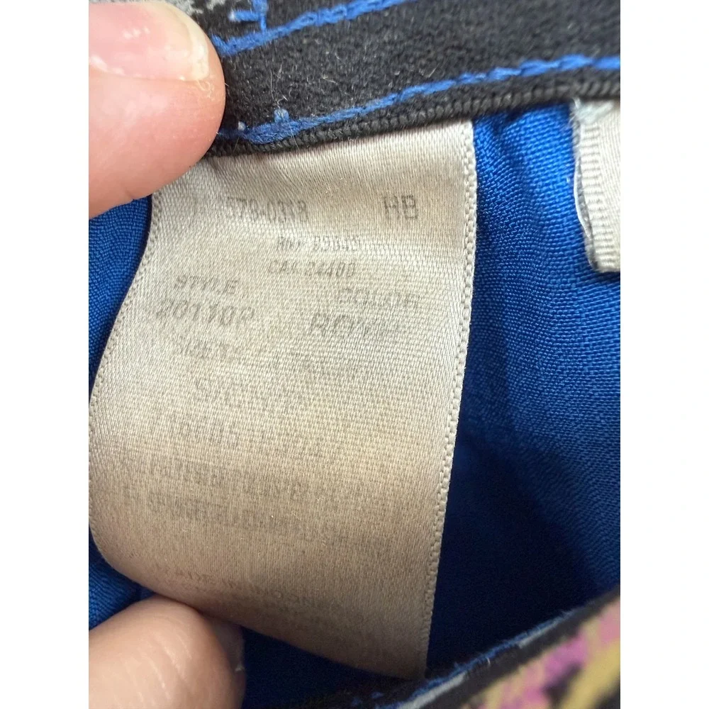 Heartsoul Scrub Pants Women Petite Royal Blue 20110P Low Rise Drawstring Cargo - Picture 5 of 6